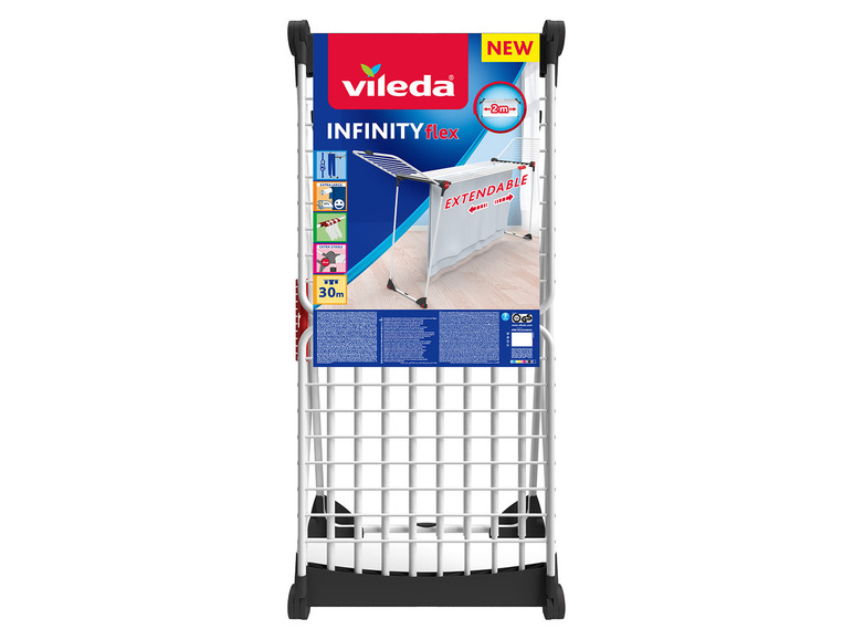 Gehe zu Vollbildansicht: Vileda Infinity Flex Wäscheständer - Bild 2