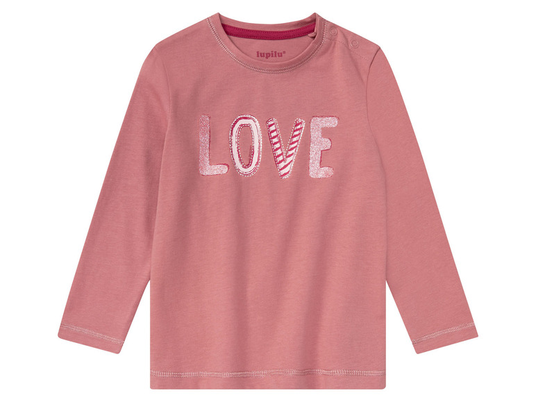 Gehe zu Vollbildansicht: lupilu Kleinkinder Mädchen Shirts, 2 Stück, mit Baumwolle - Bild 34