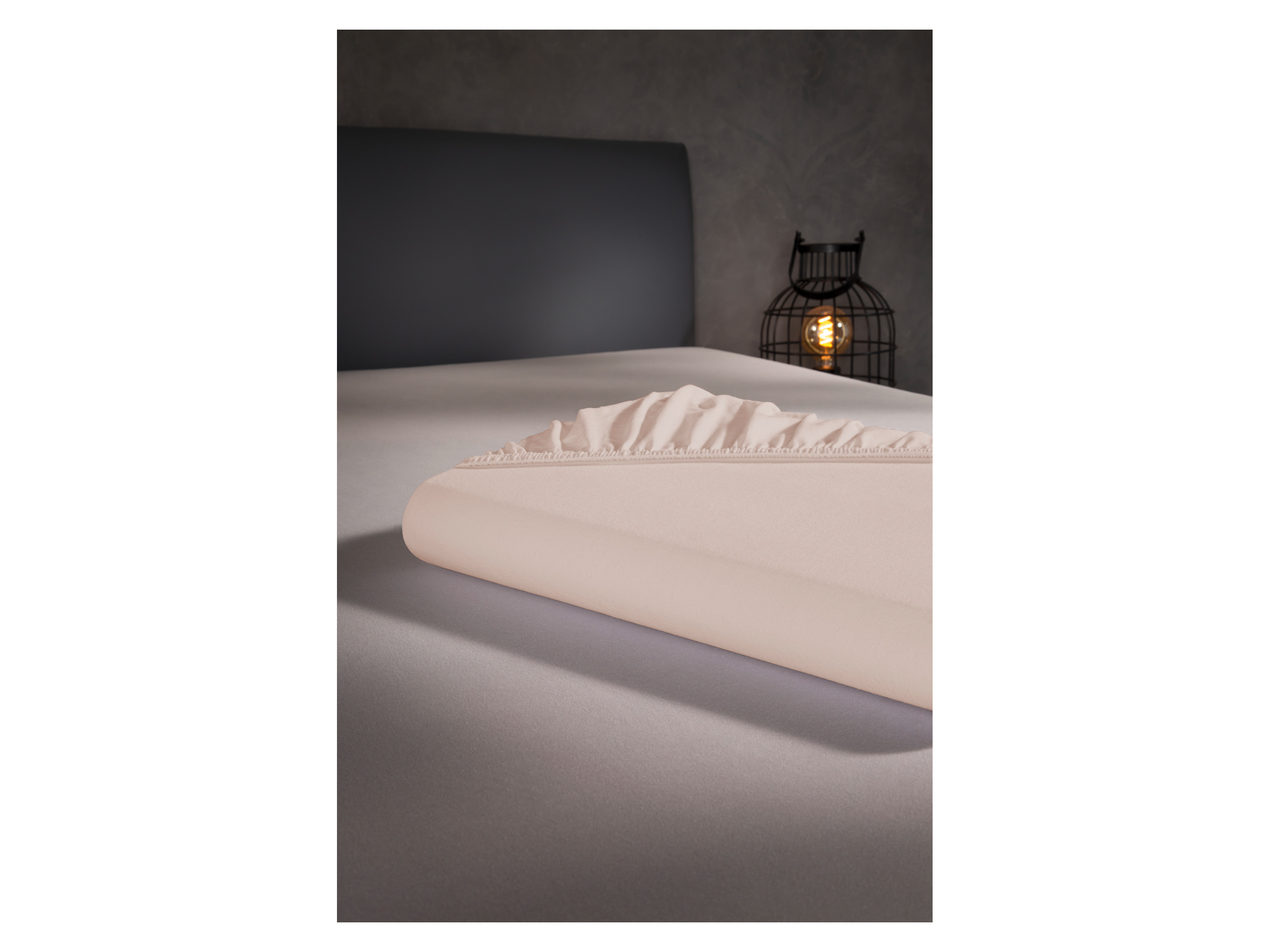 LOOKS BY WOLFGANG JOOP Jersey Spannbettlaken, 140-160 x 200 cm (Beige) – Bild 2 von 2