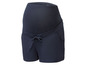 Dunkelblaue Umstands-Shorts mit Kordelzug.