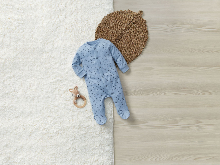 Gehe zu Vollbildansicht: lupilu Baby Jungen Schlafoverall, aus reiner Bio-Baumwolle - Bild 4