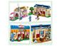 LEGO Animal Crossing Set mit einem Haus und einem Geschäft.