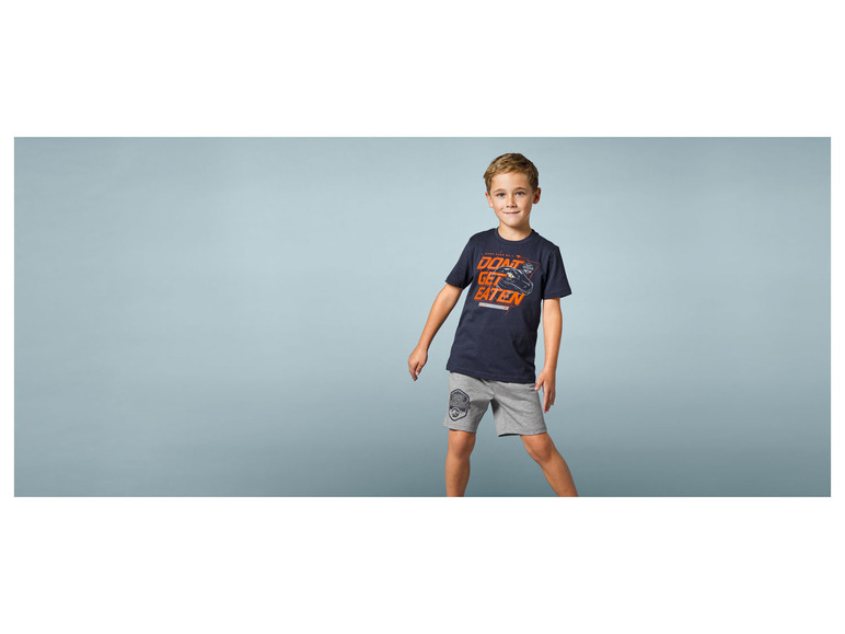 Gehe zu Vollbildansicht: Kleinkinder Jungen Shorts und T-Shirt, 2-teilig, aus weicher Single-Jersey-Qualität - Bild 10