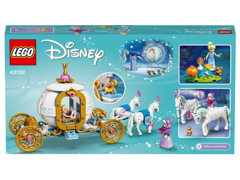 Gehe zu Vollbildansicht: LEGO® Disney Princess™ 43192 »Cinderellas königliche Kutsche« - Bild 13
