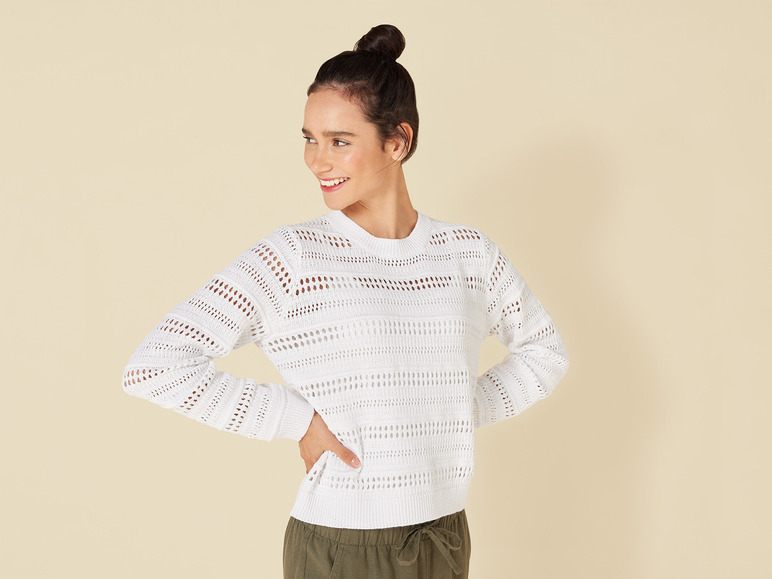 Gehe zu Vollbildansicht: esmara® Damen Pullover, mit Baumwolle - Bild 11