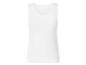 Weißes geripptes Herren-Tanktop