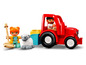 LEGO DUPLO Bauernhof mit Traktor, Figuren und Schaf.