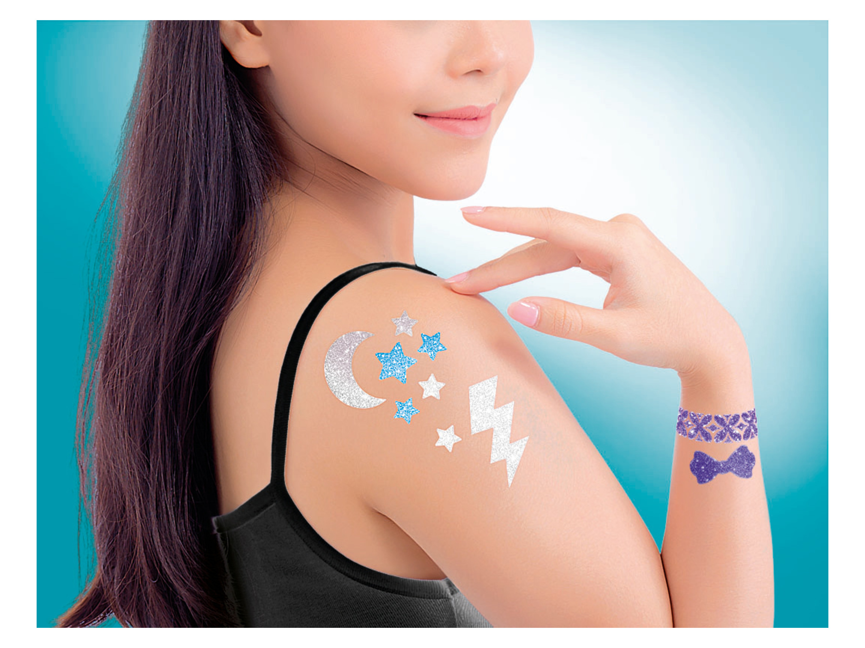 Thumbnail - Clementoni Make Up und Beauty Set (Glitzertattoos)