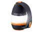 Schwarz-orange Campinglaterne mit Griff