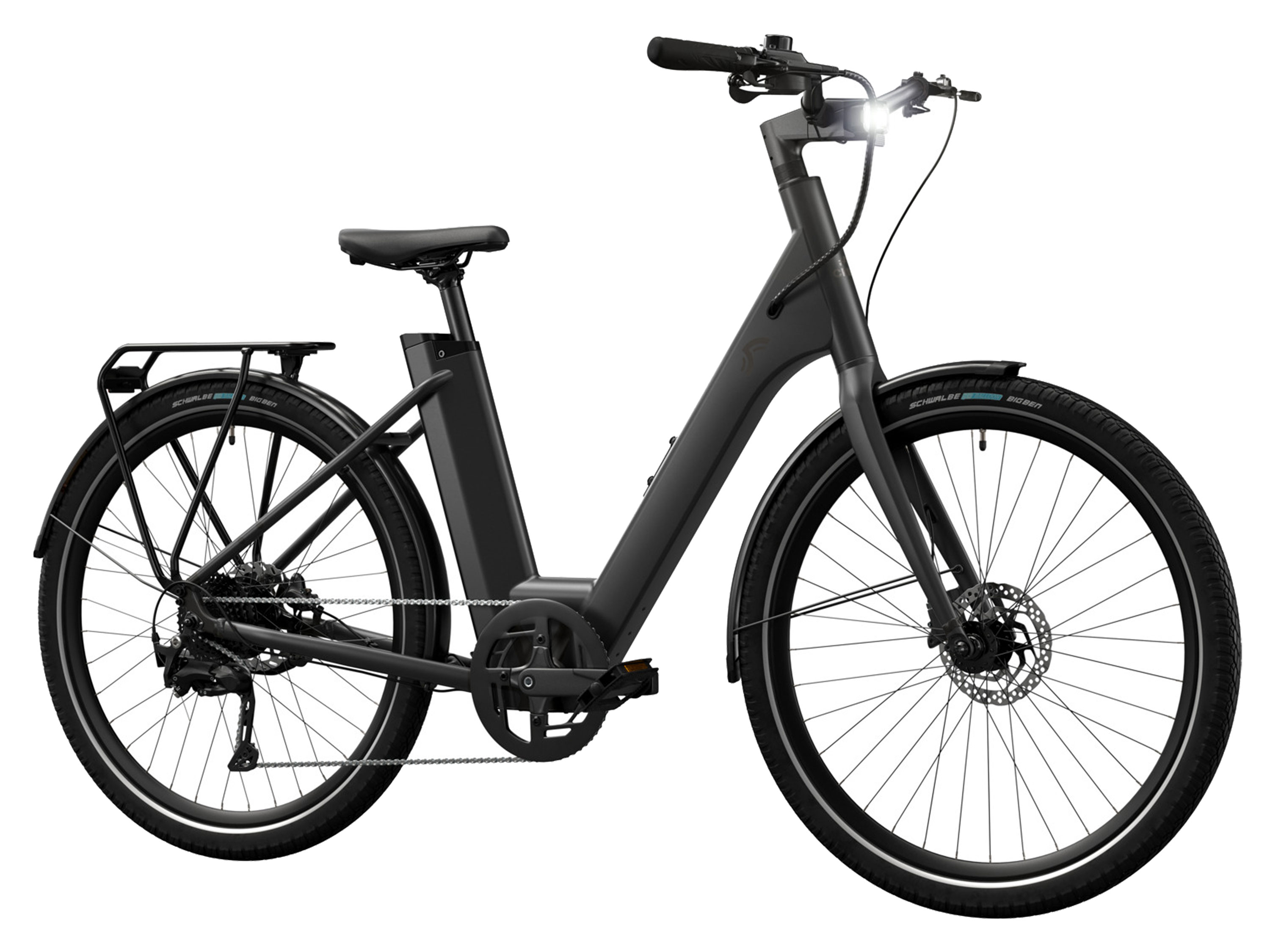 Thumbnail - CRIVIT Urban E-Bike Y.3 Shimano CUES (All Black)