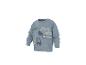 Blaues Kinder-Sweatshirt mit Baufahrzeug-Print