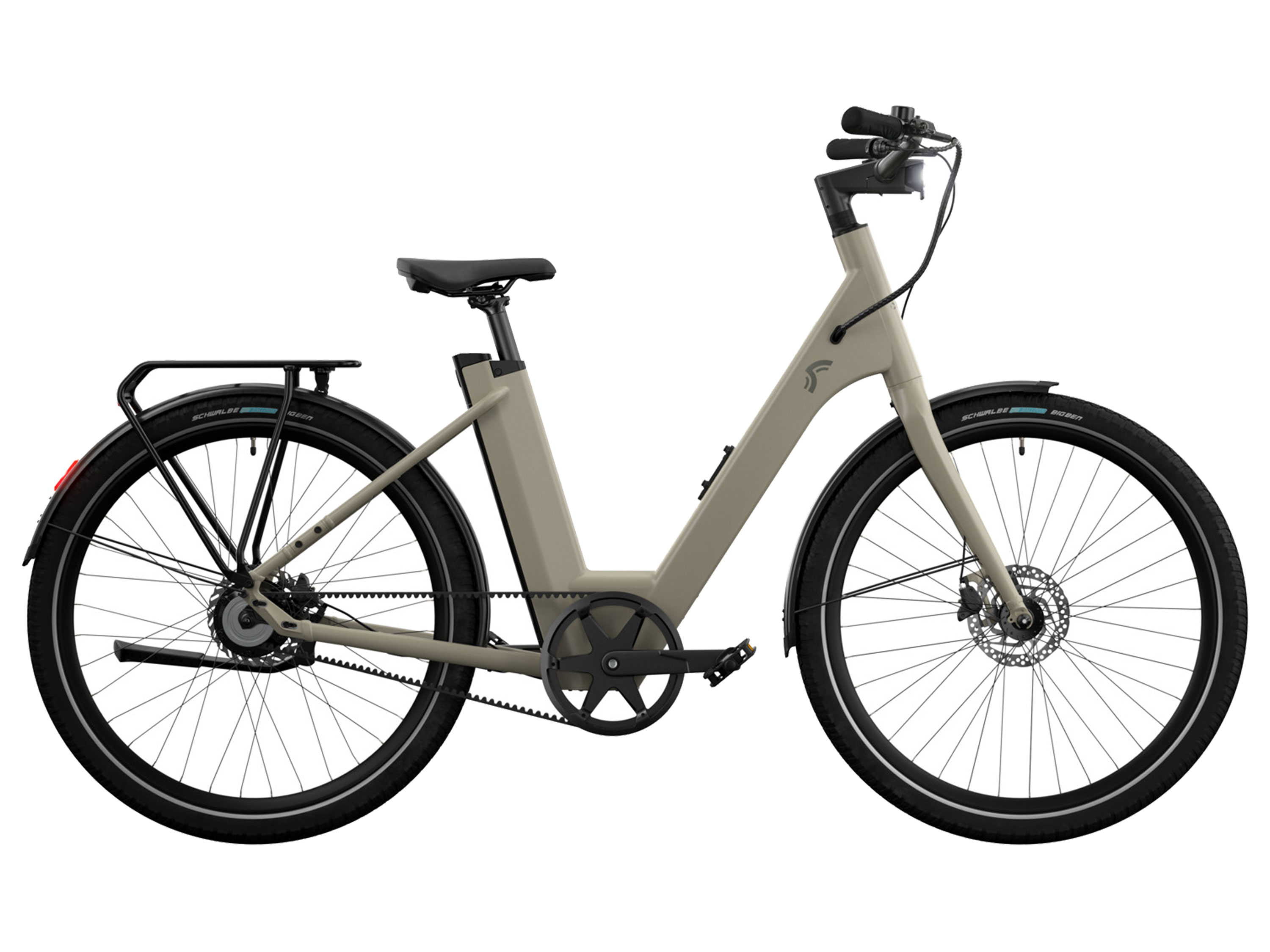 Thumbnail - CRIVIT Urban E-Bike Y.3 Belt Drive (Desert Beige)