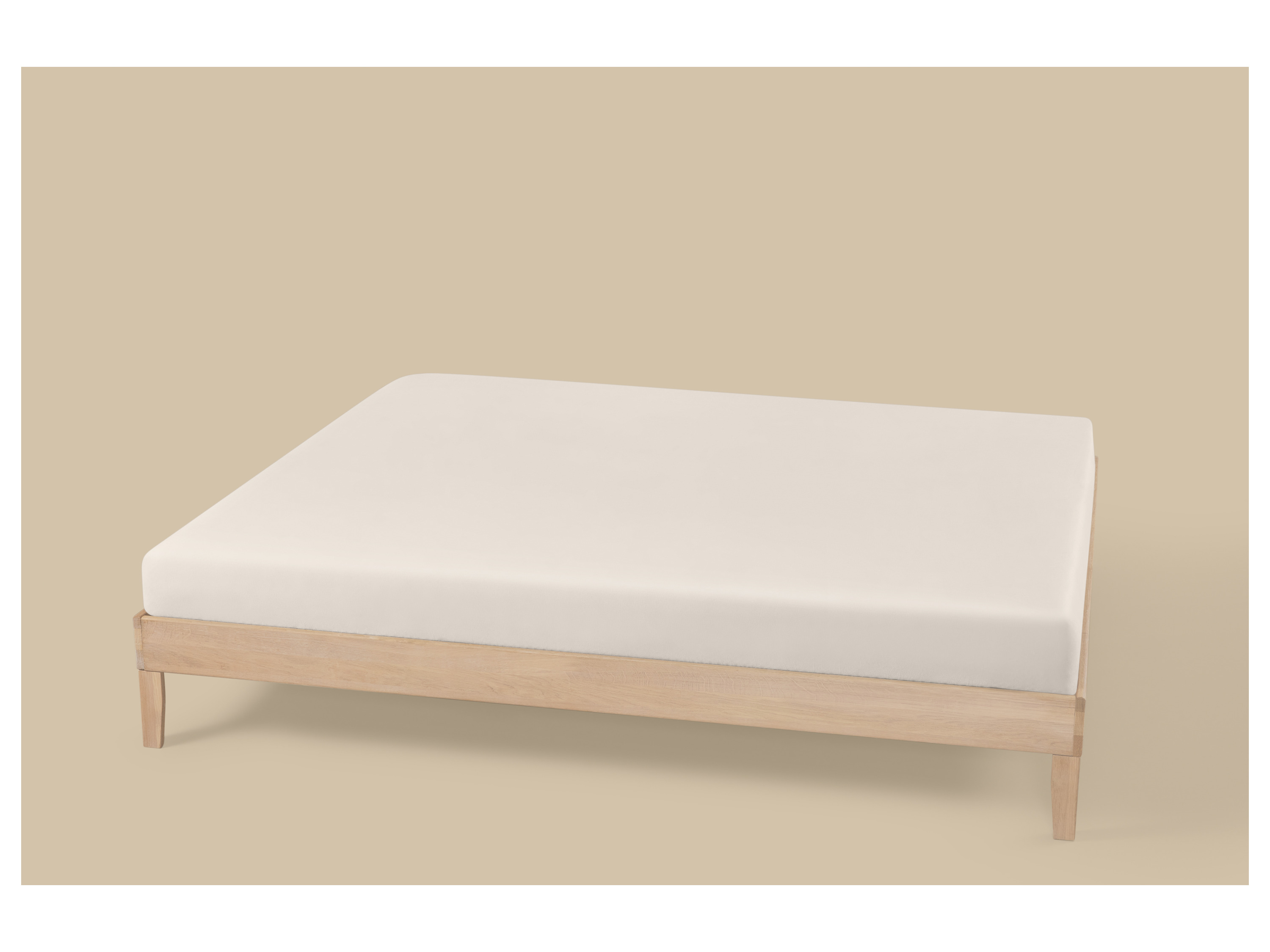 LIVARNO® Satin-Spannbettlaken, 180-200 x 200 cm (Beige) – Bild 2 von 2