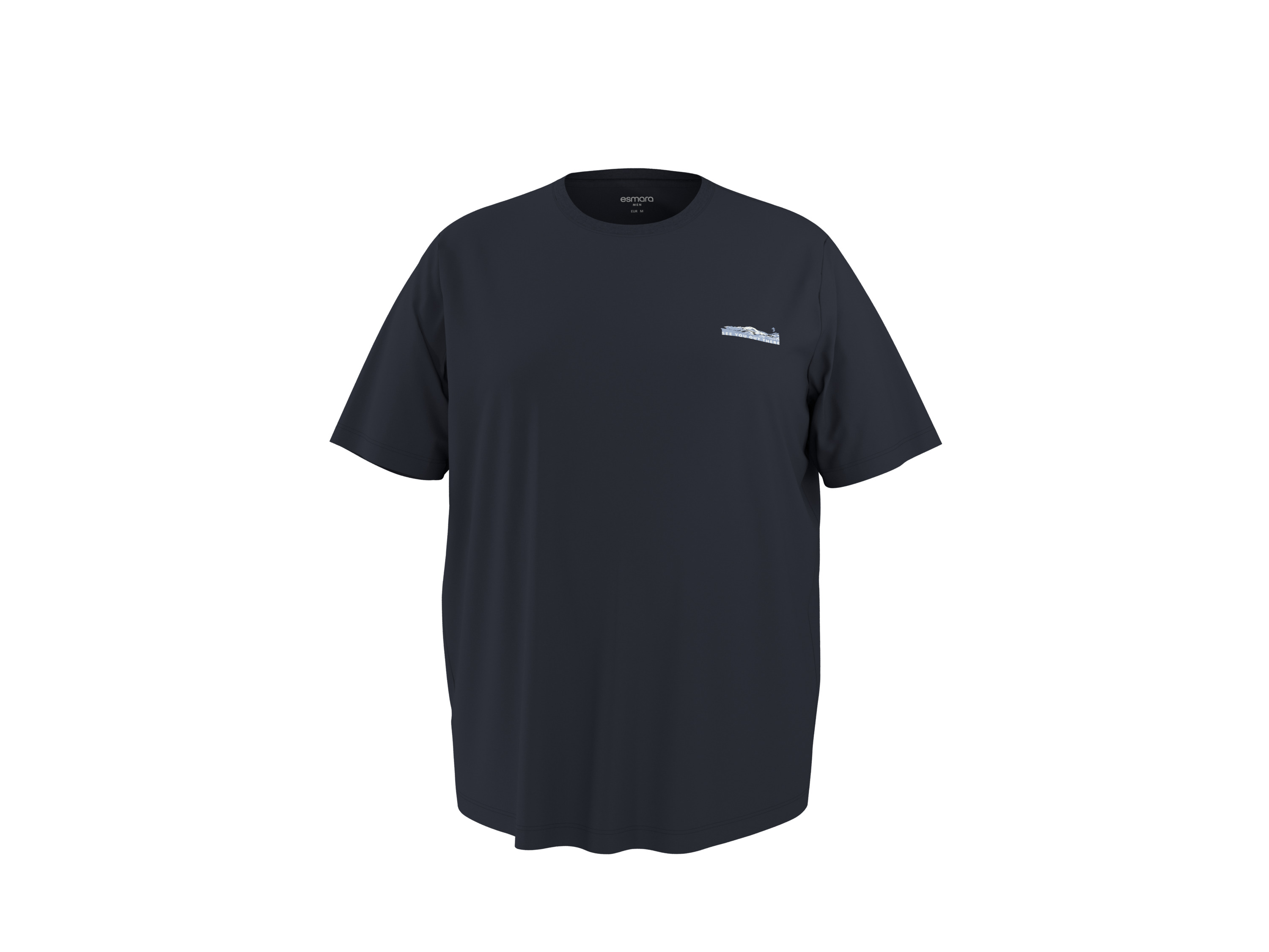ESMARA MEN Herren T-Shirt (Navy, 3XL (64/66))