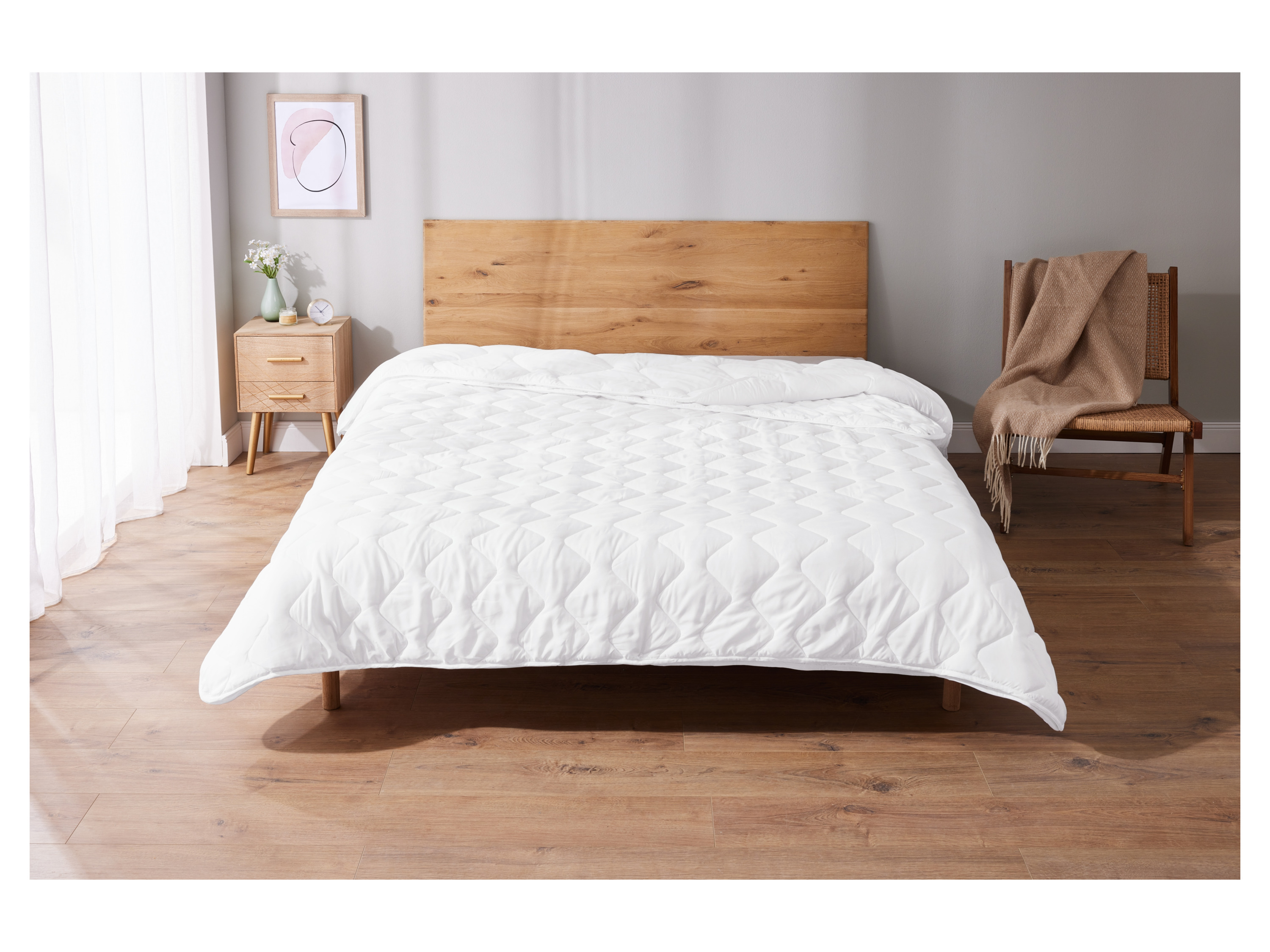 Thumbnail - LIVARNO home 4-Jahreszeiten-Steppbett, kochfest, 155 x 220 cm