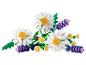 LEGO BOTANICALS Gänseblümchen 11508 mit weißen Blüten und lila Lavendel.