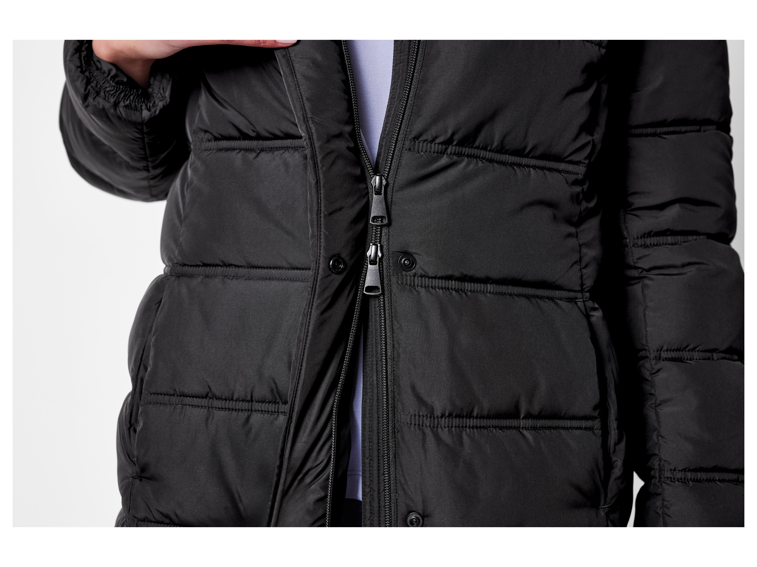 Thumbnail - esmara® Damen Thermo-Steppmantel (Schwarz, S (36/38))