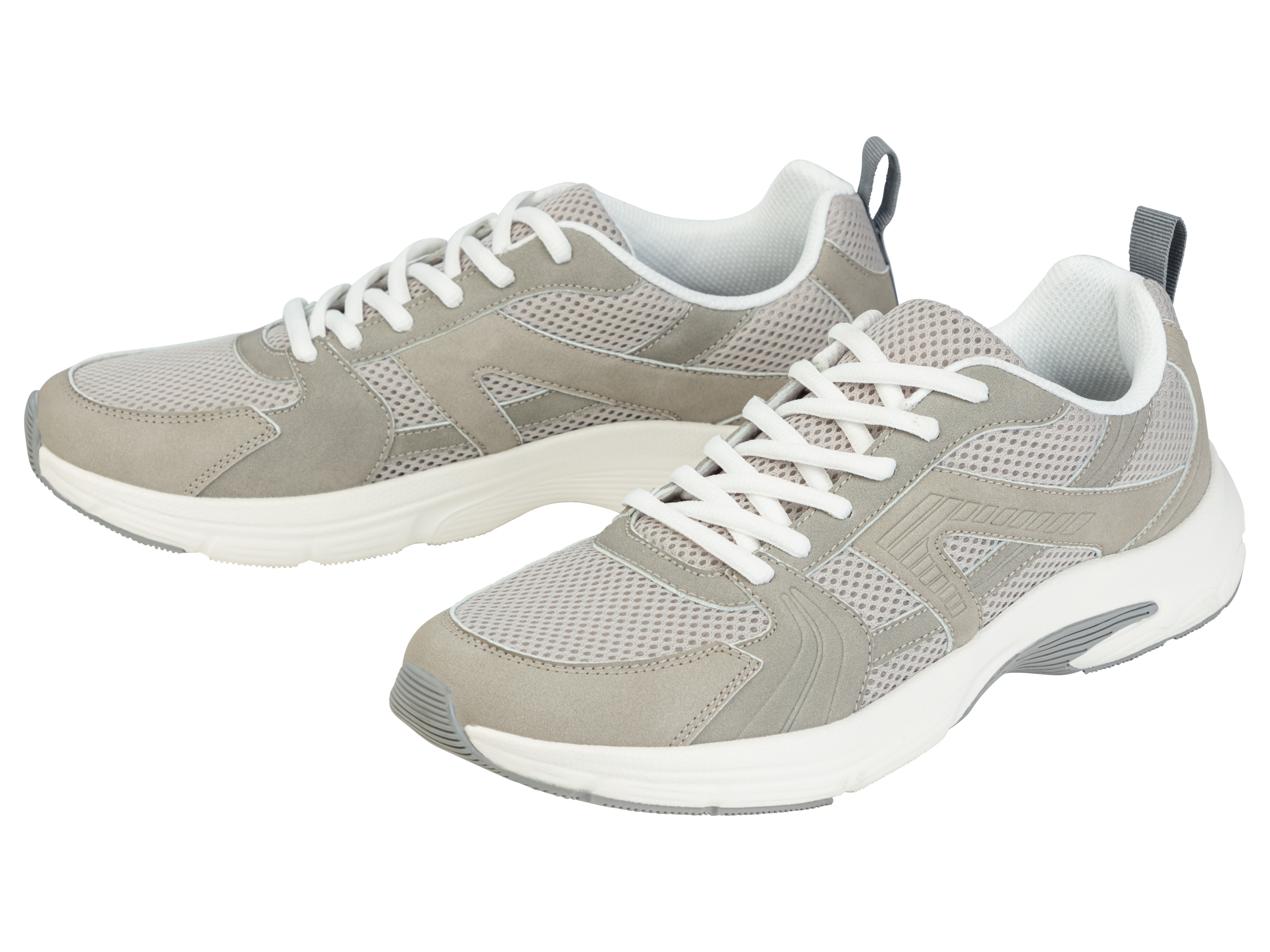 LIVERGY® Herren Sneaker (Grau, 44)““ | Zungen- und Schaftrandpolsterung