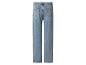 Hellblaue Jeans mit geradem Bein, Rückansicht
