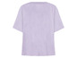 Lilafarbenes T-Shirt mit kurzen Ärmeln