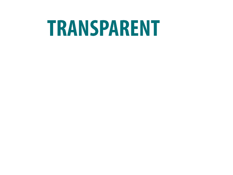 Text: Transparent