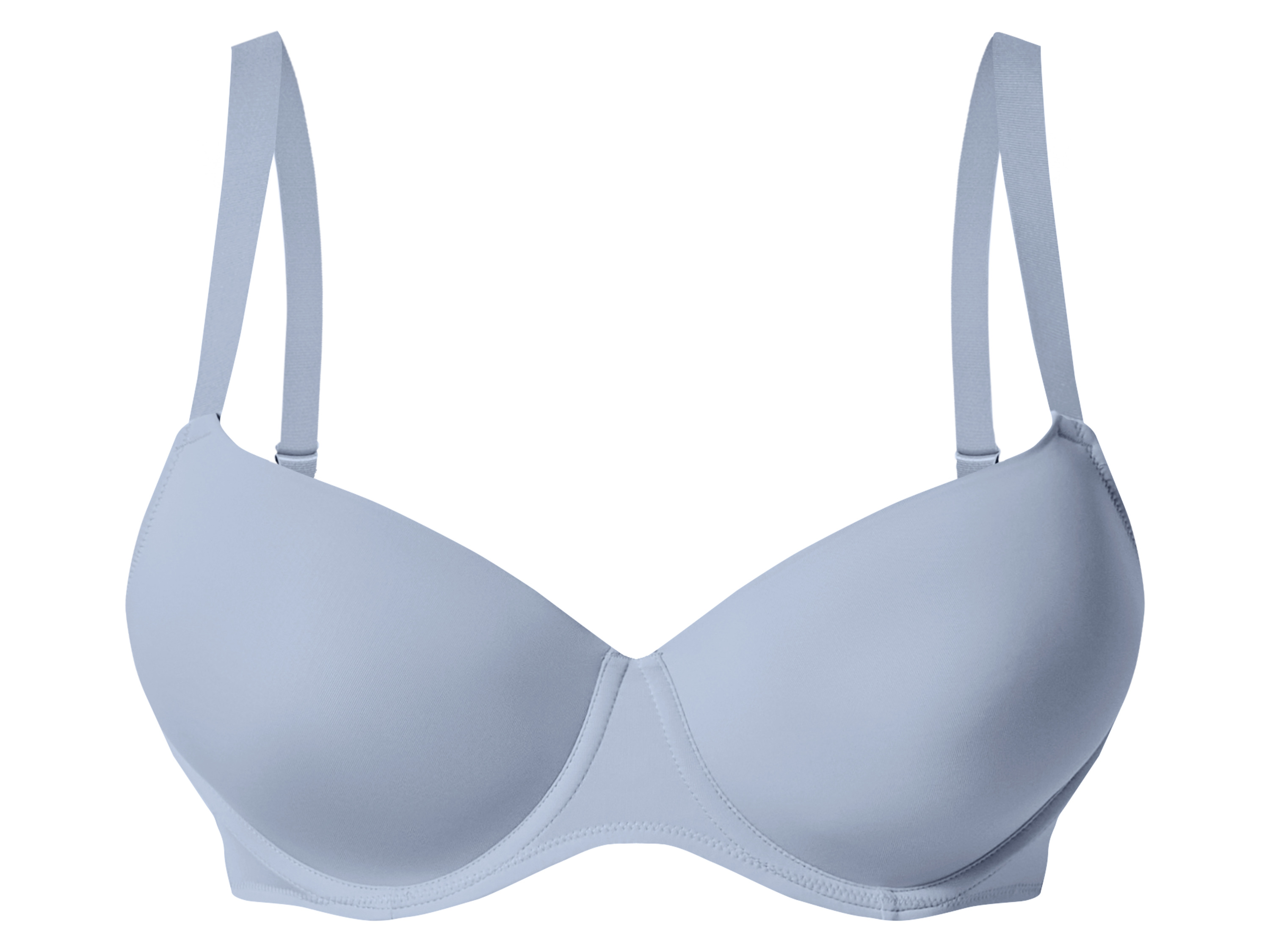 Thumbnail - esmara® Damen Bügel BH gemouldet, 2 Stück (Blau/Weiß, 95C)