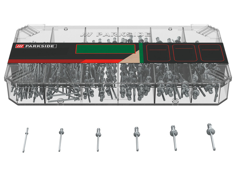 Kleinteile Sortiment, in übersichtlicher Box