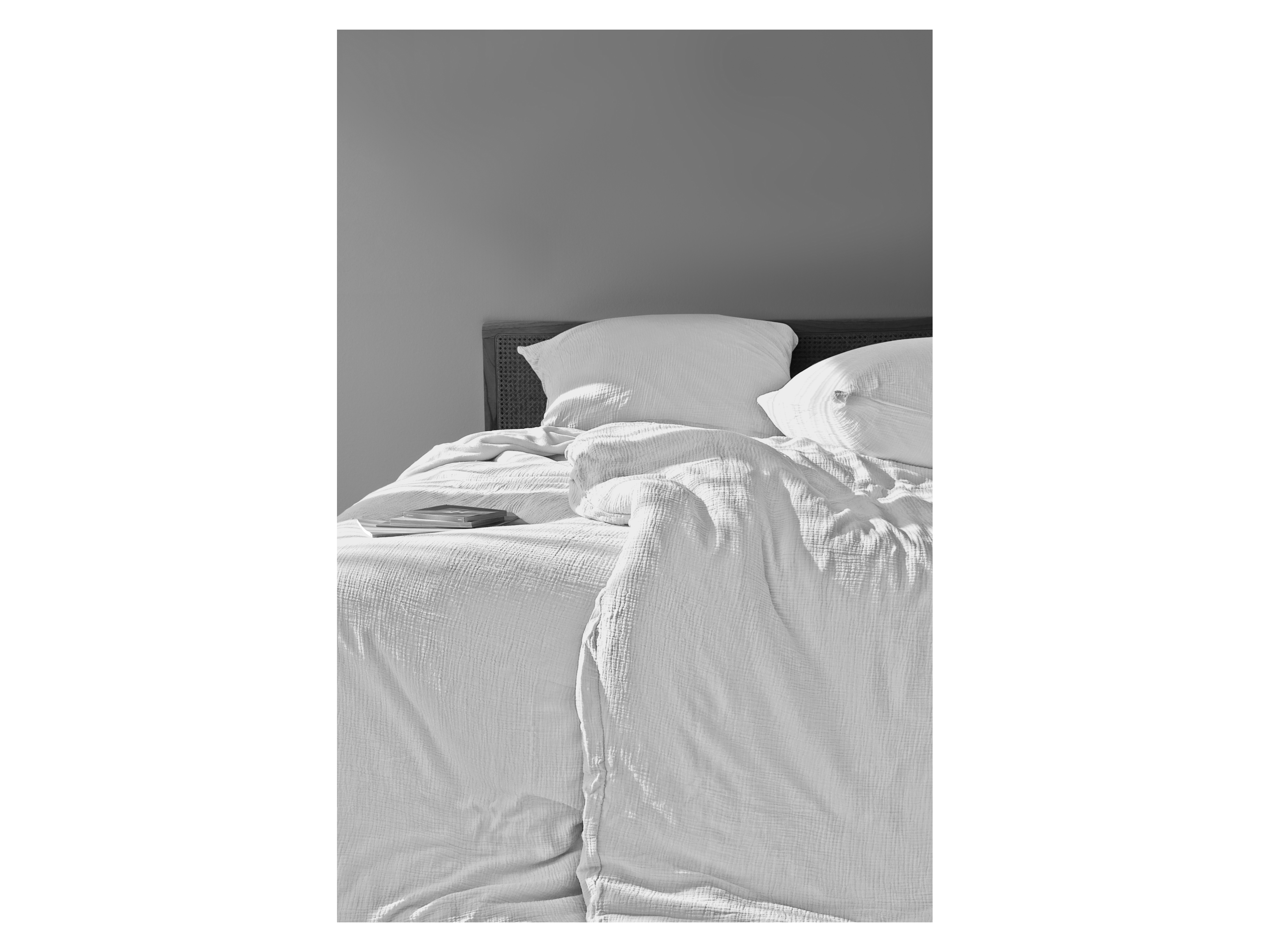 Thumbnail - Bierbaum Bettwäsche Musselin (Weiß, 155 x 220/ 80 x 80 cm)