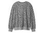 Graues Sweatshirt mit Leopardenmuster