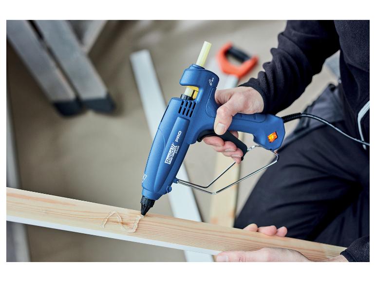 LIVARNO® EG320 Heißklebepistole, zum Verkleben von Holz.