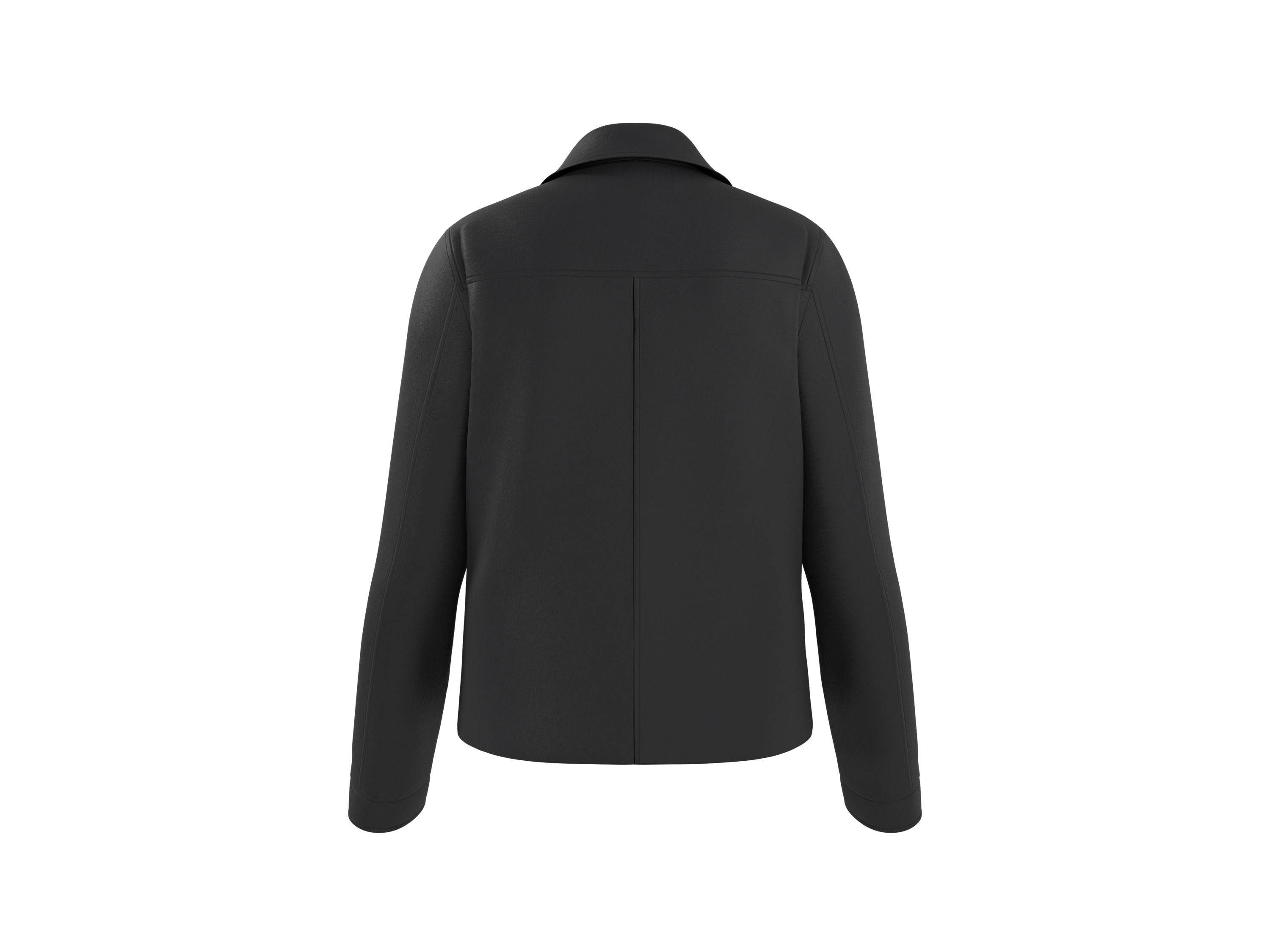 ESMARA® Damen Bikerjacke / Jacke (schwarz/Struktur, 42) – Bild 3 von 4