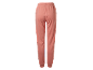 Damen-Jogginghose in Pfirsichfarbe mit elastischem Bund und Bündchen an den Beinen.