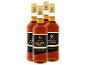 Vier Flaschen Jerez Brandy, gereift in Jerez-Weinfässern.