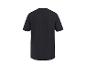 Schwarzes Kurzarm-T-Shirt, Rückansicht