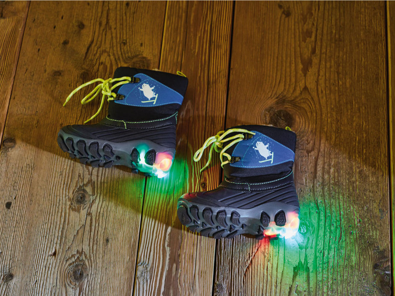 Gehe zu Vollbildansicht: lupilu® Kleinkinder Jungen LED-Winterstiefel mit Blink-Effekt - Bild 8