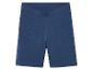 Marineblaue Jersey-Shorts.