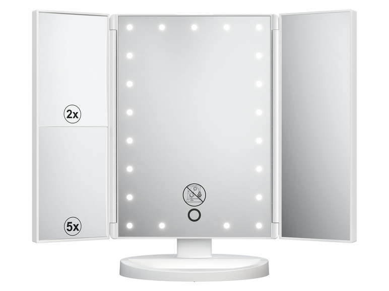 Gehe zu Vollbildansicht: LIVARNO home LED-Kosmetikspiegel »MKSLK 6 A2«, klappbar - Bild 8