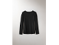 Schwarzes Langarmshirt für Damen