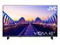 JVC VIDAA 40 Zoll Fernseher, schlankes Design mit Standfuß.