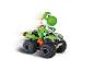 Carrera Mario Kart Spielzeug-Quad mit Yoshi-Spielfigur in Bewegung