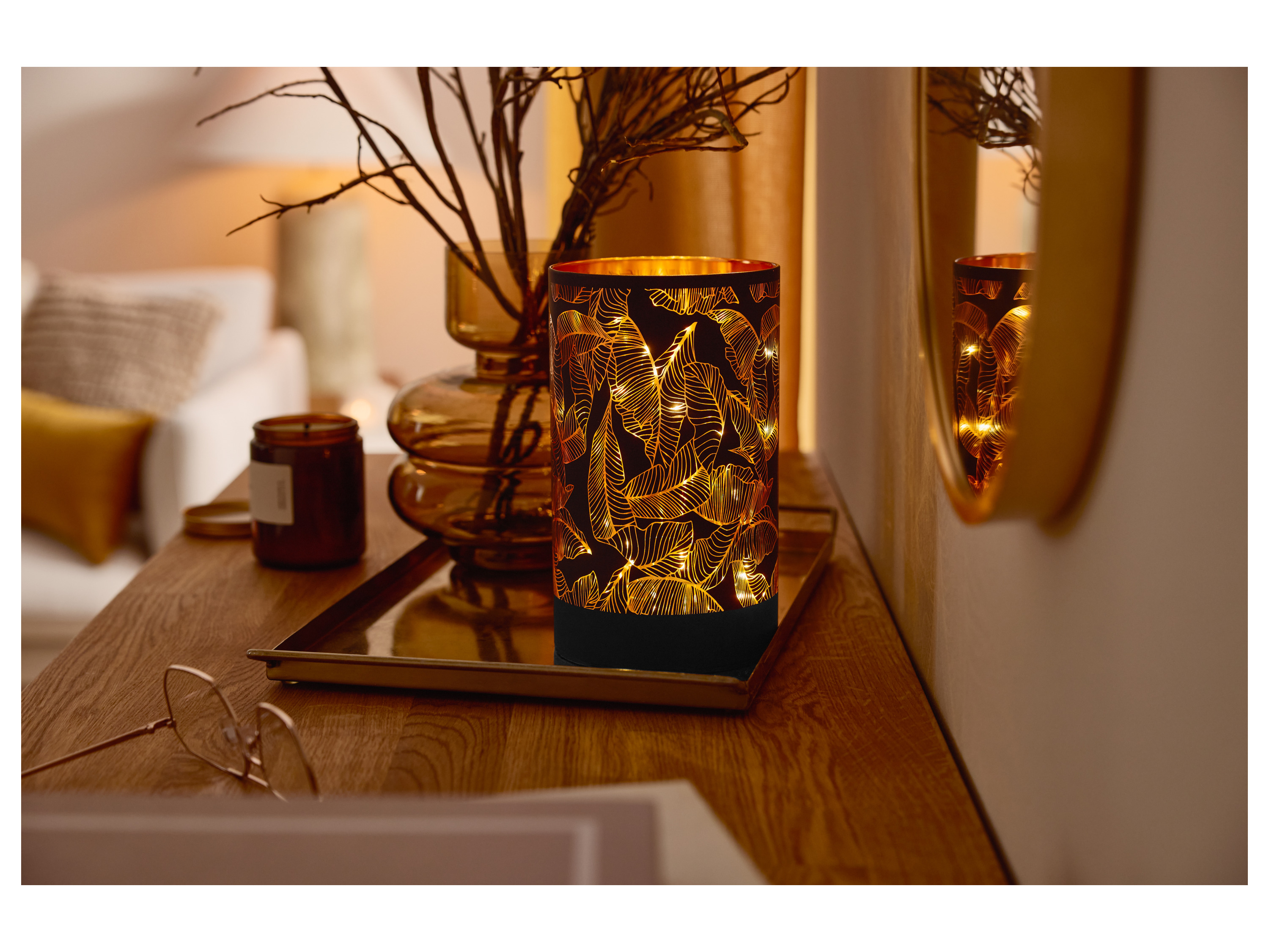 Thumbnail - LIVARNO home LED-Windlicht (Buchenblatt)