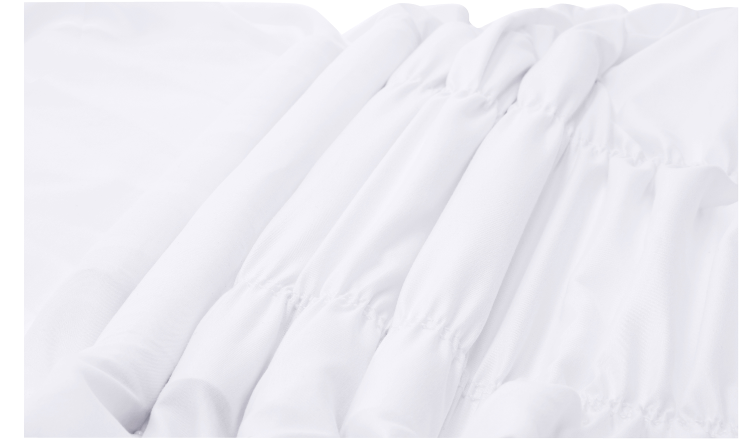 LIVARNO® Taillierte Mikrofaser-Satin-Wendebettwäsche, 155 x 220 cm (Weiß) – Bild 3 von 3