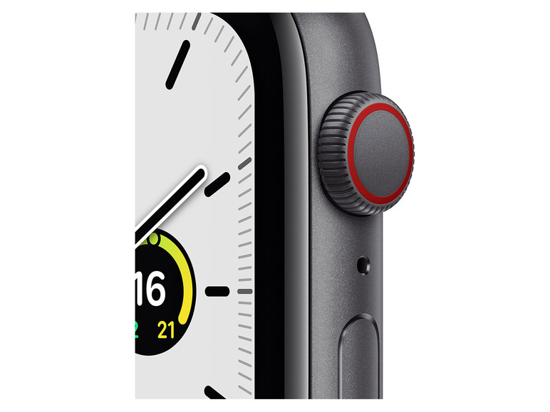 Gehe zu Vollbildansicht: Apple Watch SE GPS + Cellular intelligente Uhr mit Sportband - 32 GB - Wi-Fi, Bluetooth - 4G - Bild 45