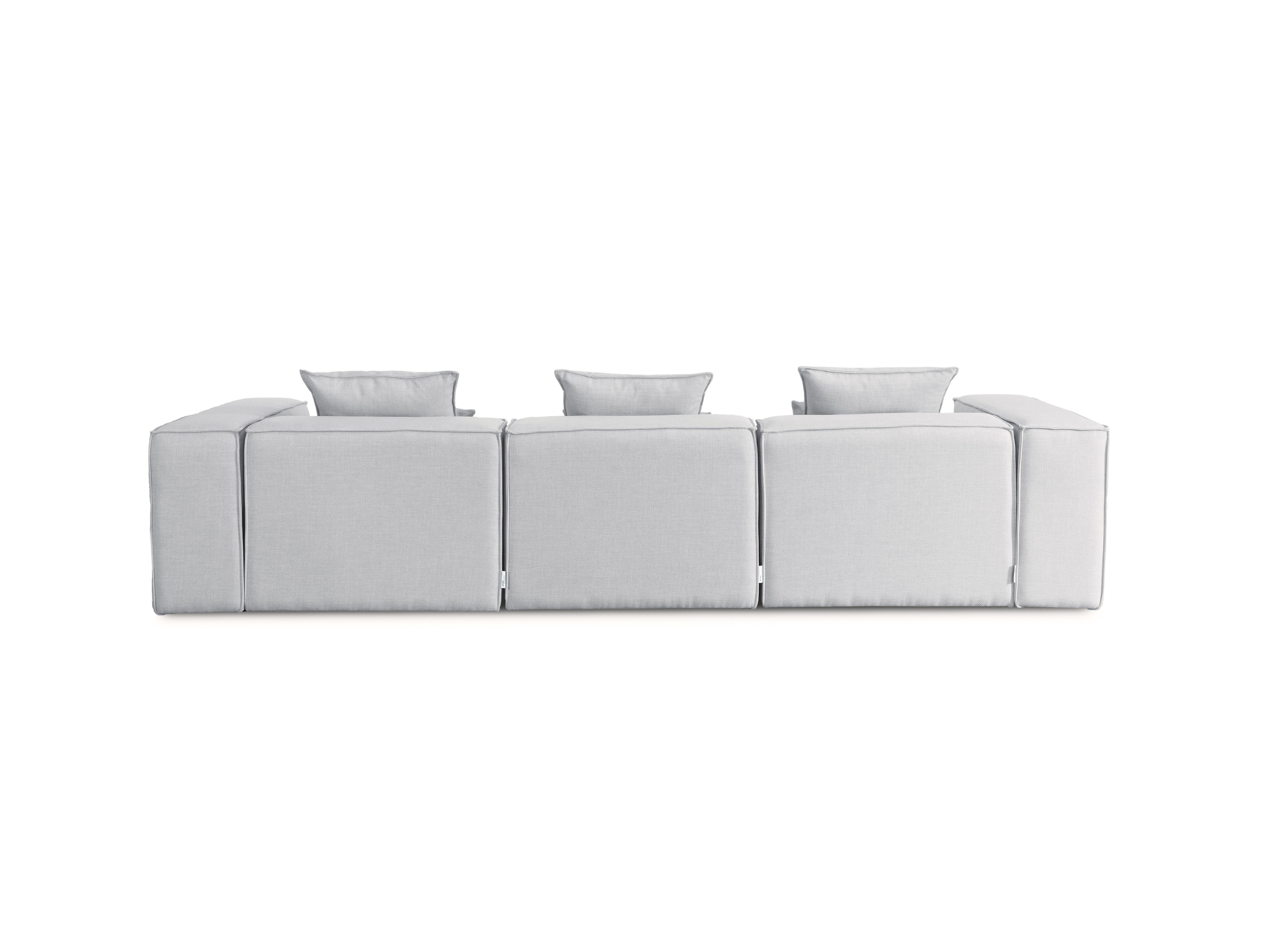 Thumbnail - HOME DELUXE Sofa VERONA (L, Hellgrau)