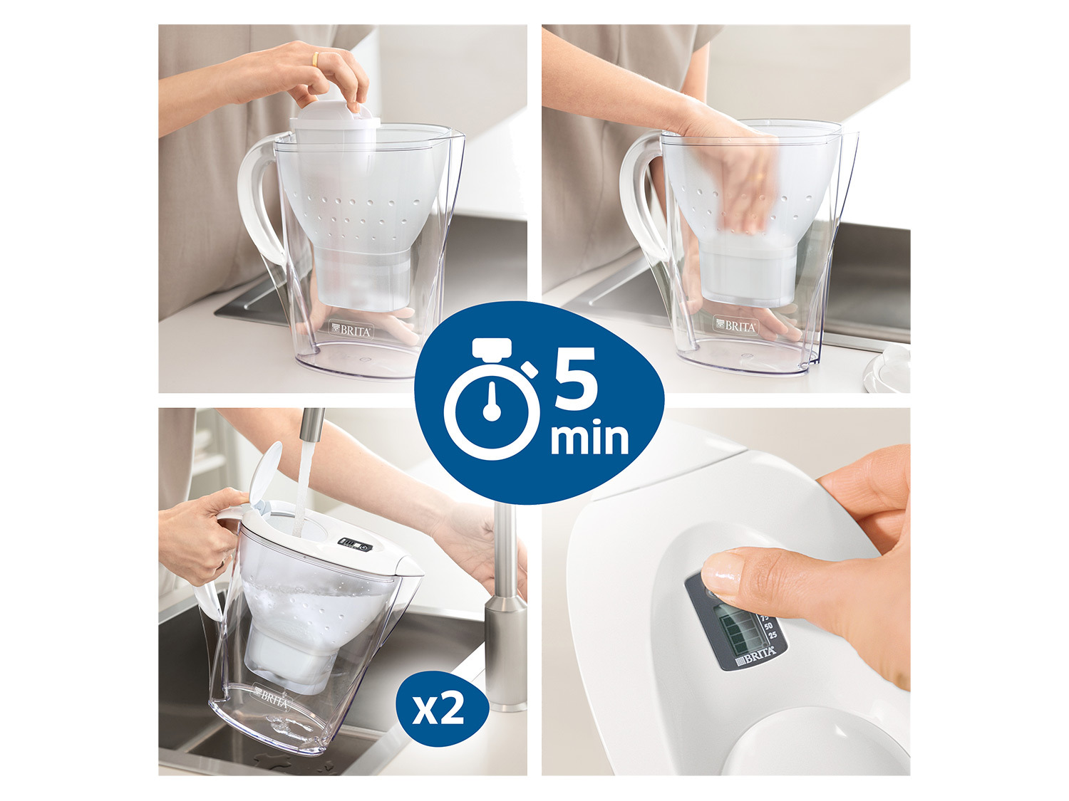 BRITA Filterkartusche »Maxtra+«, 6 Stück LIDL