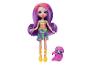 Enchantimals Puppe mit lila Haaren und Faultier-Haustier
