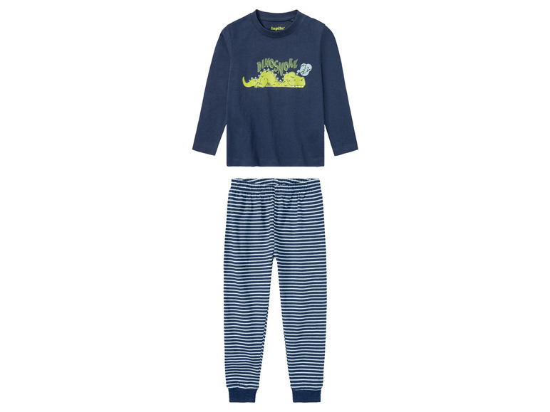 Gehe zu Vollbildansicht: lupilu Kleinkinder Jungen Pyjama mit Print - Bild 9
