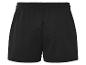 Schwarze Shorts mit elastischem Bund.