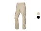 Beige Cargohose mit elastischem Bund und Seitentaschen, auch in Schwarz erhältlich.