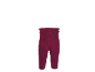Bordeauxrote Kinderleggings mit Rippmuster